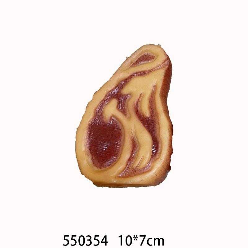 Παιχνίδι σκύλου Latex Steak - 10x7cm - 12pcs - 550354