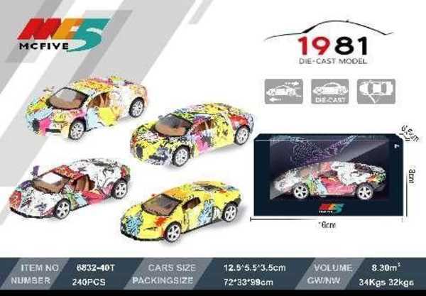 Παιδικό αυτοκίνητο mini μεταλλικό - 6832-40T1:32 - 102642