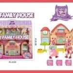 Κουκλόσπιτο με κούκλα & αξεσουάρ - 8201-1A - 345418