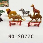 Σετ φιγούρες άγριων ζώων - 5pcs - 2077C5 - 308137