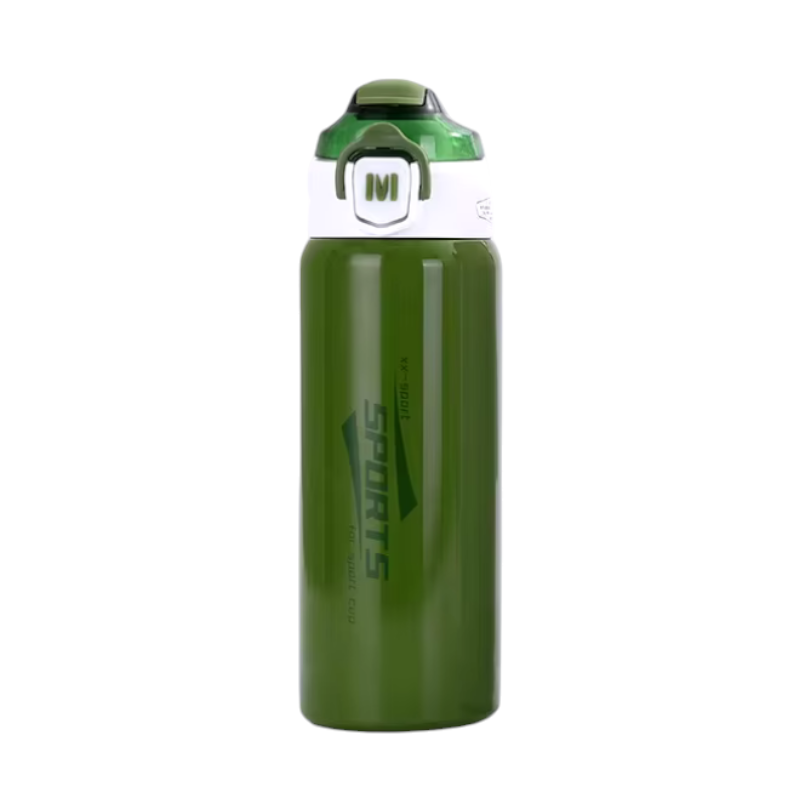 Φορητό παγούρι-θερμός - 600ml - 123705 - Green