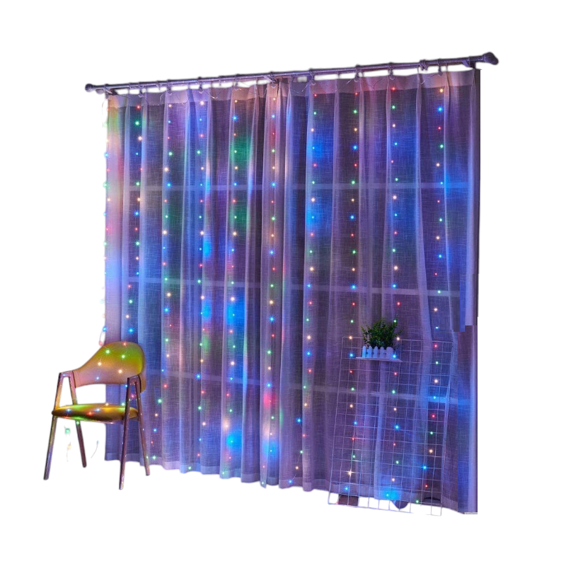 Χριστουγεννιάτικα φώτα LED - Κουρτίνα - 10/200LED - 272332 - RGB
