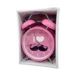 Επιτραπέζιο ρολόι - Ξυπνητήρι - 8806-9 - 880635 - Pink