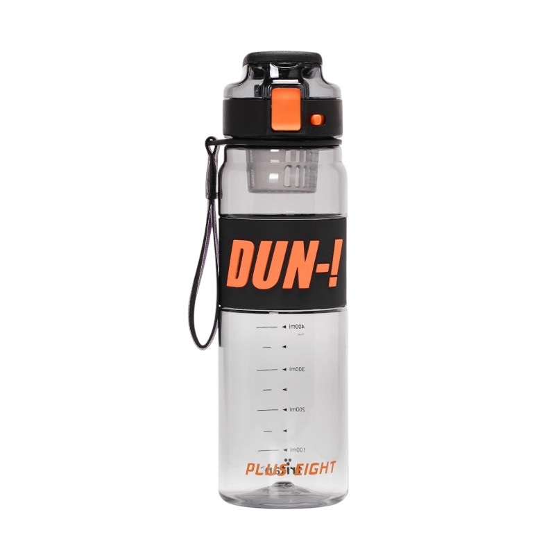 Φορητό παγούρι πλαστικό - 8056 - 600ml - 219569 - Black/Orange