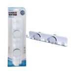 Επιτοίχια κρεμάστρα μπάνιου με βεντούζες - 03435