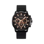 Aναλογικό ρολόι χειρός – Skmei - 2071 - Υφασμάτινο λουρί - Black/Gold