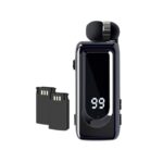 Ασύρματο ακουστικό Bluetooth με 2 μπαταρίες - D70 PRO - 230007 - Black