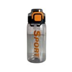 Φορητό παγούρι πλαστικό με καλαμάκι - 580ml - YS-1011 - 616311 - Black