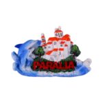 Tουριστικό μαγνητάκι Souvenir – Σετ 12pcs - Resin Magnet - Paralia - 678107