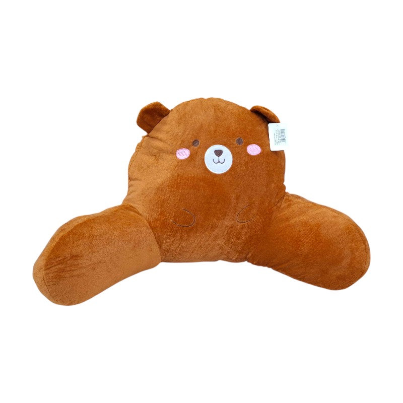 Μαξιλάρι πλάτης λούτρινο - 55cm - 71897 - Brown