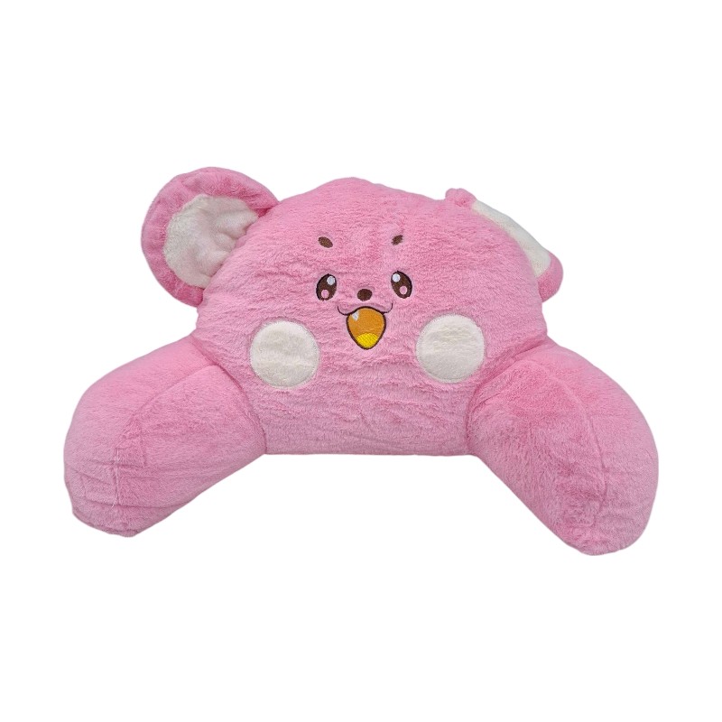 Μαξιλάρι πλάτης λούτρινο - 55cm - 71899 - Pink